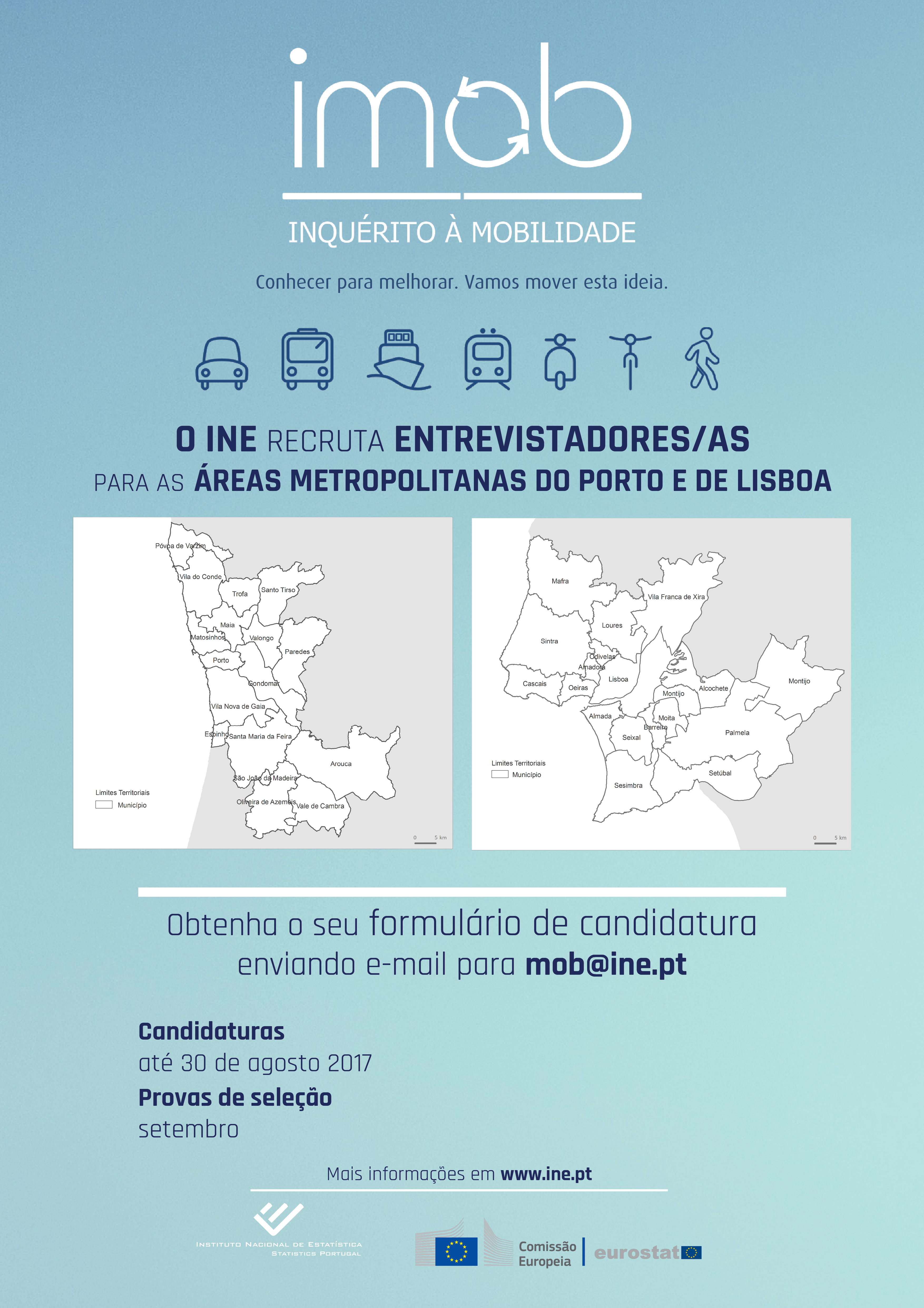 Inqu rito Mobilidade Nas reas Metropolitanas Do Porto E De Lisboa 